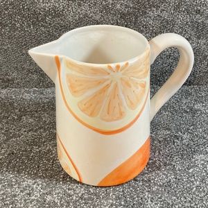 Cute Summer Citrus Orange Slice Pitcher by Designpac